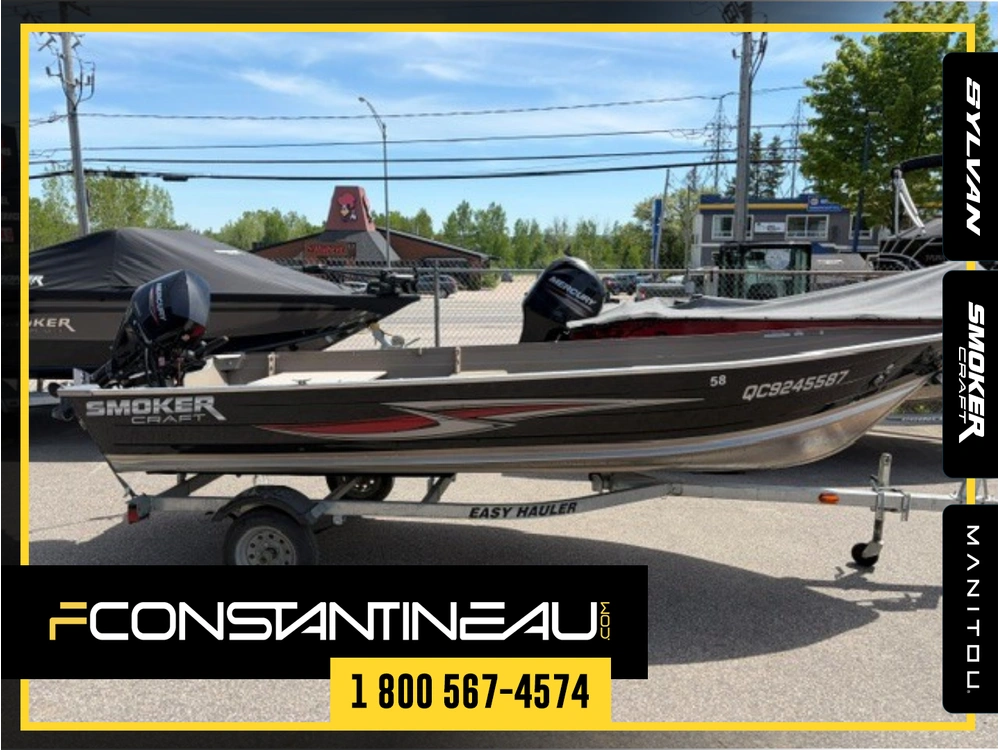 Smokercraft Voyager 16tl + Mercury 25hp 2023 alt
