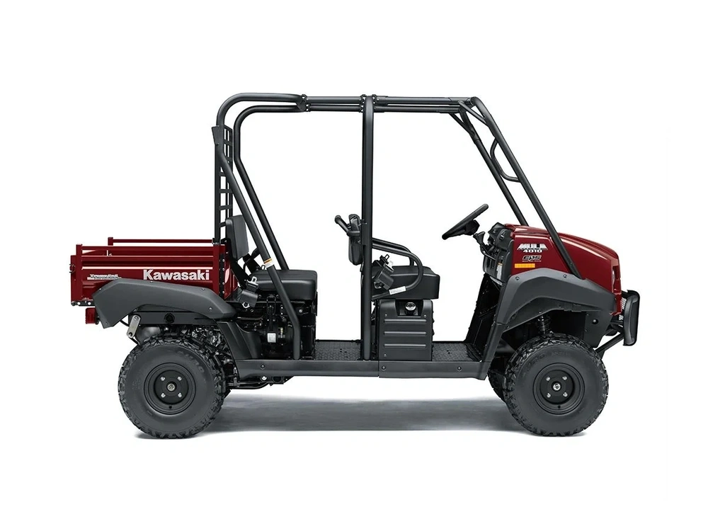 2026 Kawasaki Mule 4010 Trans4x4 Dark Royal Red alt