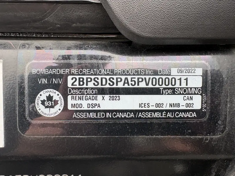 Ski-Doo RENEGADE X 900 ACE Turbo R RipSaw 1.25" E.S. 2023