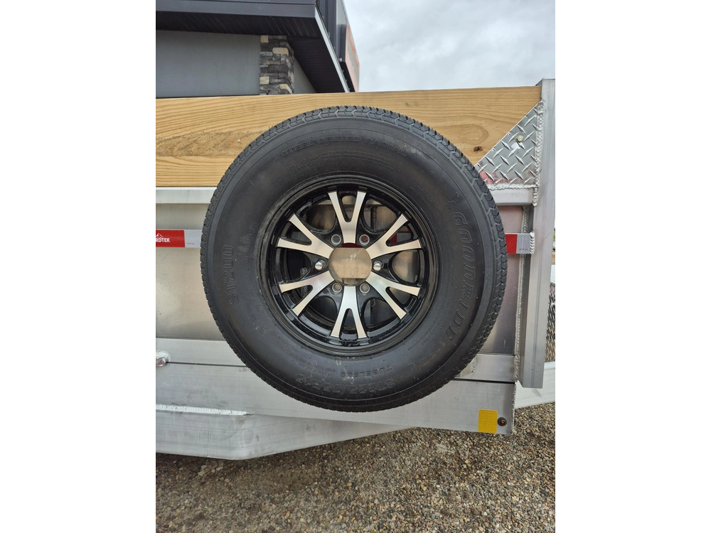 2026 Nordtek Dump Trailer - 82" X 14' - 10k Double Axle Ld, Spare Tire, Alum Rims alt