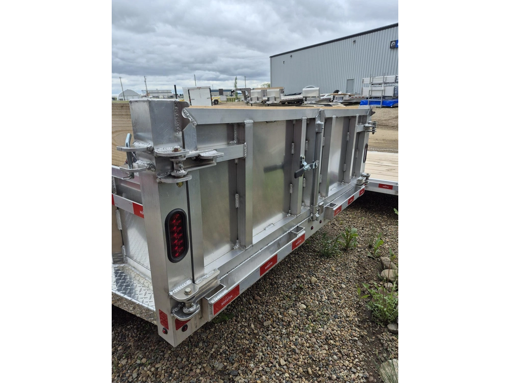 2026 Nordtek Dump Trailer - 82" X 14' - 10k Double Axle Ld, Spare Tire, Alum Rims alt