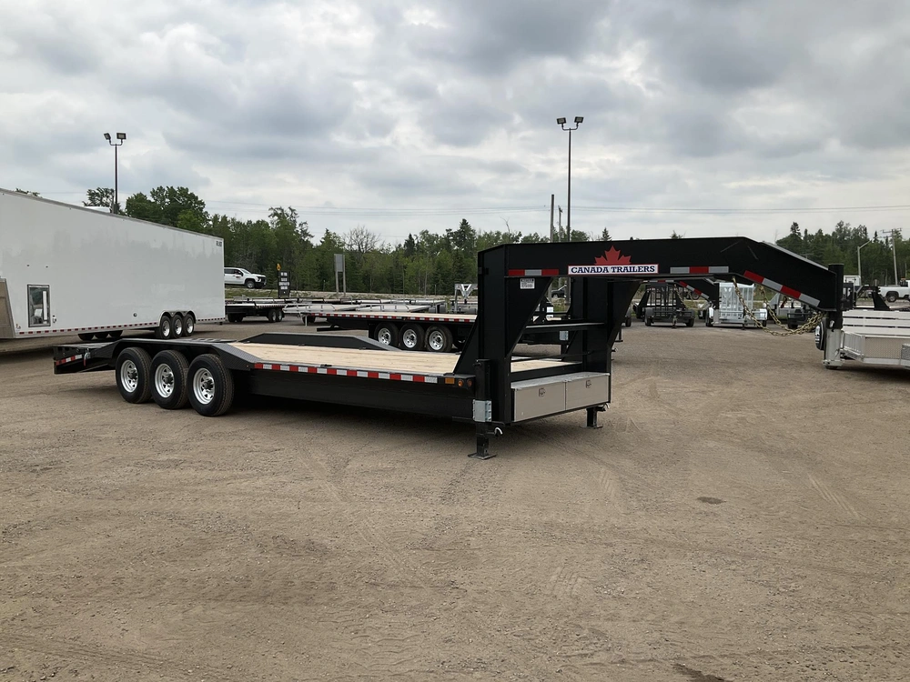 2026 Canada Trailers 102x26 10.5 Ton Gooseneck Equipment Trailer alt