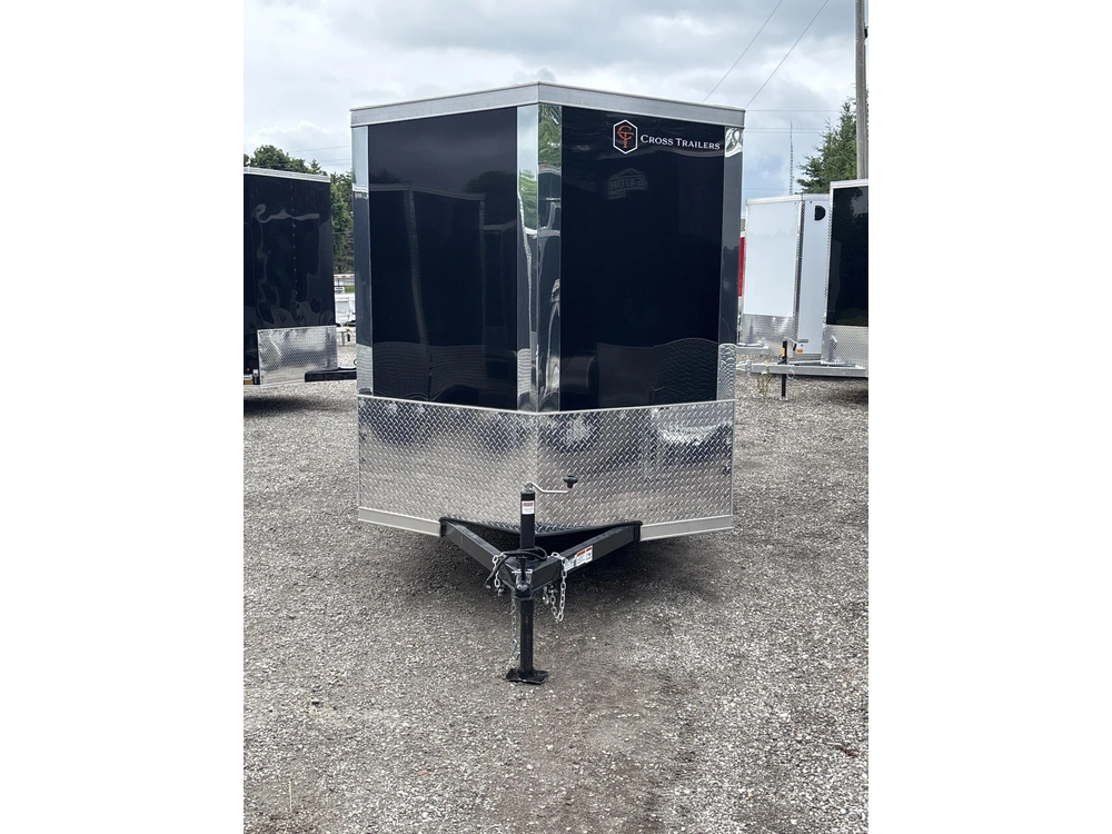 2026 Cross Painted Steel Enclosed (alpha) 6' X 12' Single Axle W/ Ramp alt