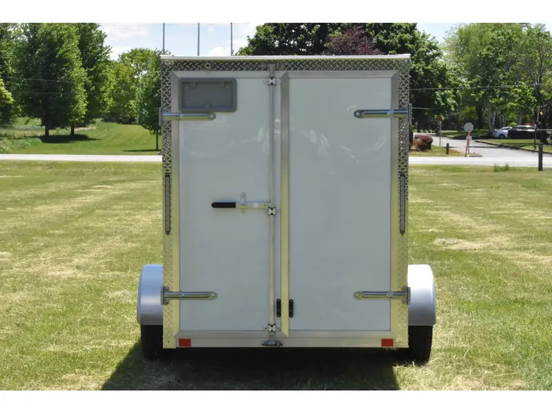 2026 Rhino Galvanized Enclosed 5' X 10' Sa Dd alt