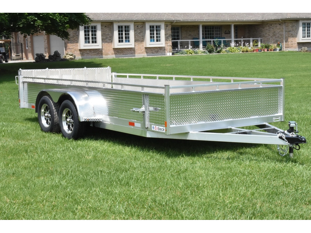 2026 Enbeck Aluminum Utility 7' X 16' Ta alt