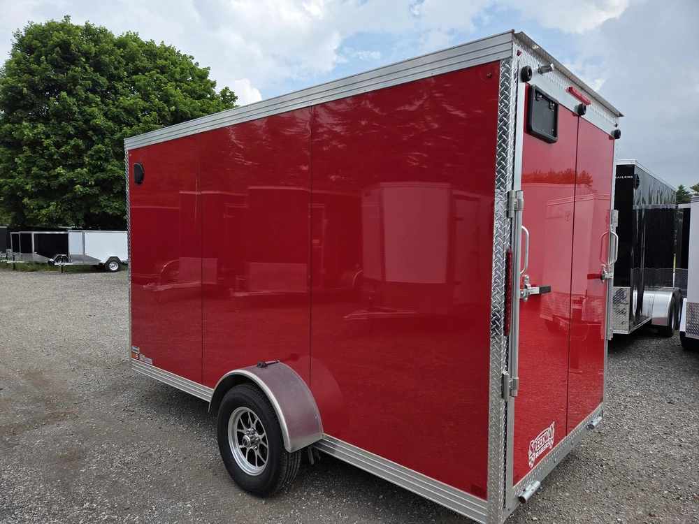 2026 One Sixteen Galvanized Enclosed 6' X 12' Sa alt