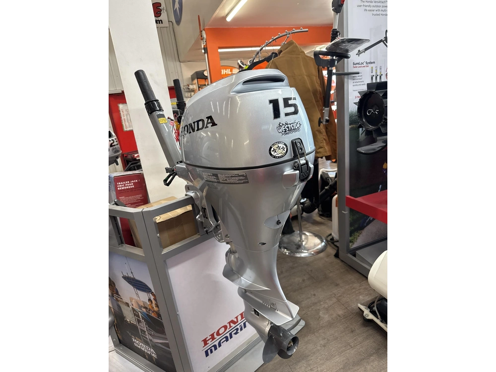 2026 Honda 15dk3shc 15" Manual Start, Tiller Handle W Prop & Tank alt