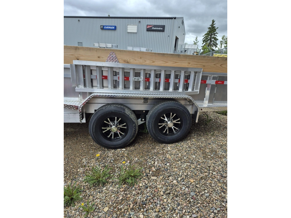2026 Nordtek Dump Trailer - 82" X 14' - 10k Double Axle Ld, Spare Tire, Alum Rims alt