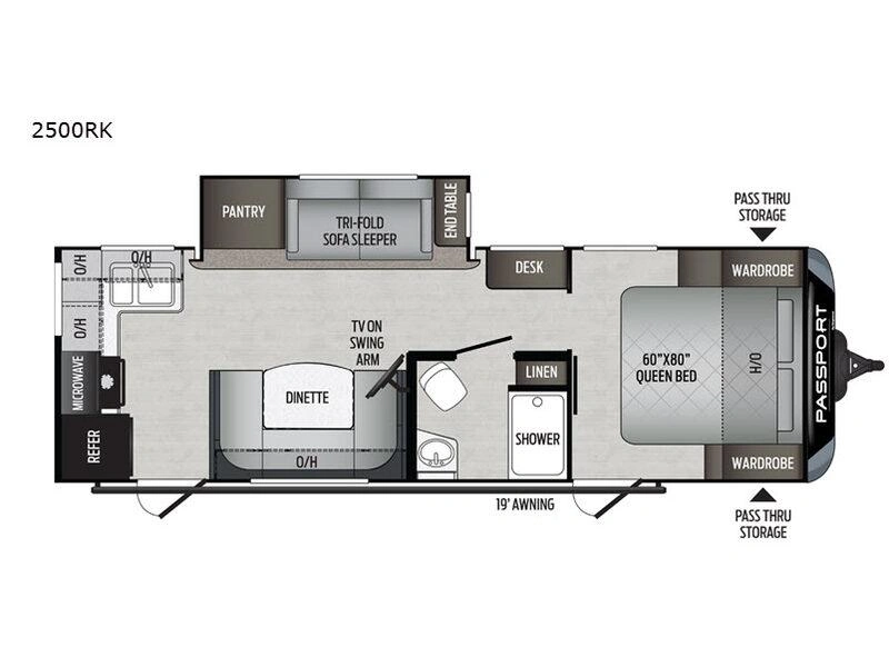 Keystone Rv Passport 2500rk 2020 alt