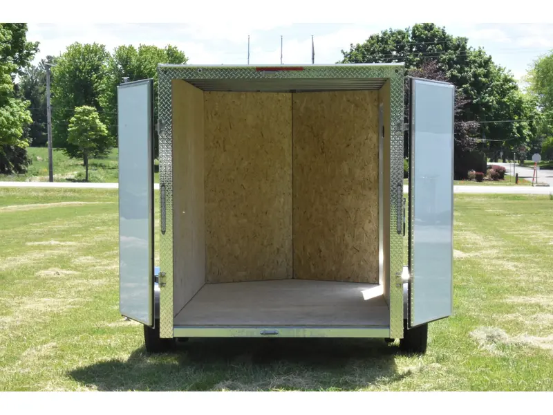 2026 Rhino Galvanized Enclosed 6' X 10' Sa Dd alt