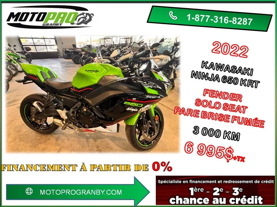 Kawasaki Ninja 650 Abs Kawasaki Racing Team Krt Ninja650 Ninja Ex 650 Ex650 Impeccable 2022 alt