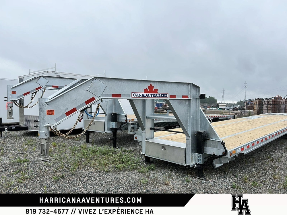 Canada Trailers Remorque Plateforme 102x40 Tandem 2026 alt