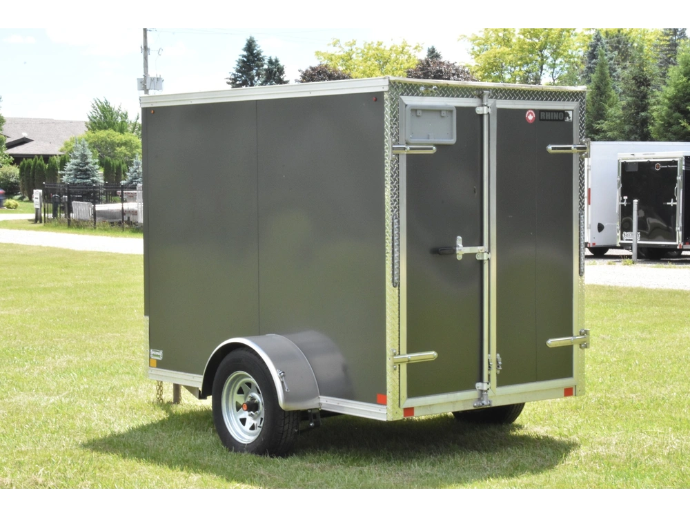 2026 Rhino Galvanized Enclosed 5' X 8' Sa Dd alt