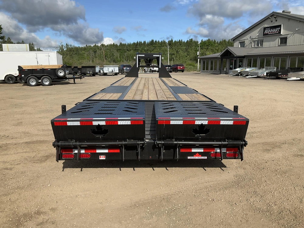 2026 Canada Trailers 8.5x32 15 Ton Deckover Gooseneck Equipment Trailer alt