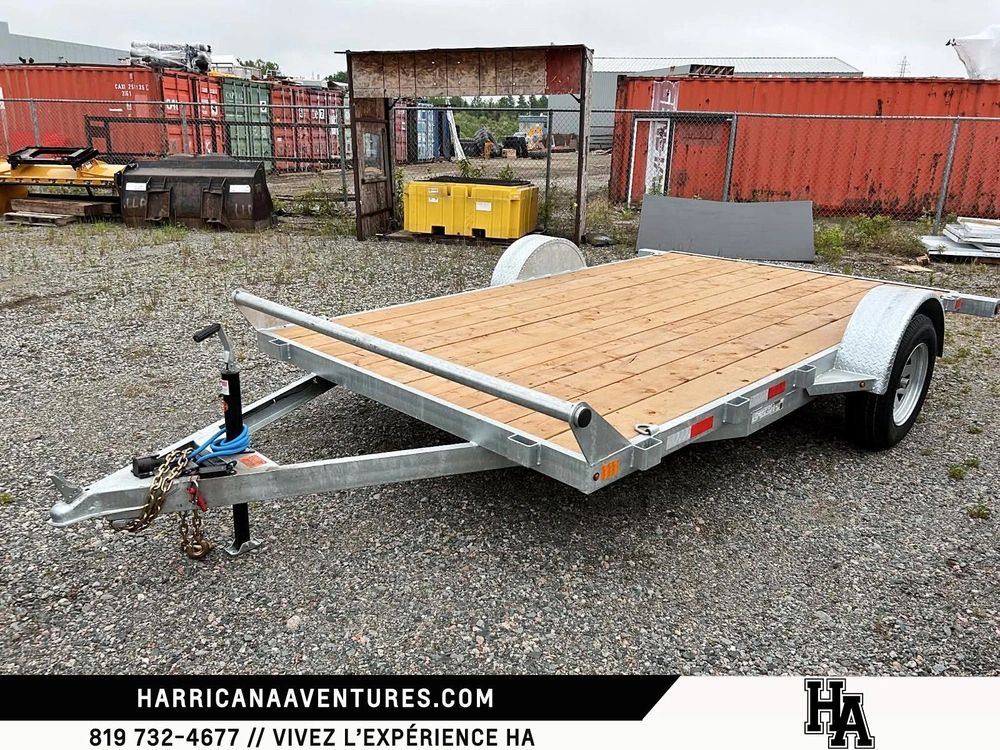 2026 Canada Trailers Remorque 7x12 Flat Deck alt