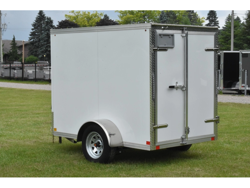 2026 Rhino Galvanized Enclosed 5' X 8' Sa Dd alt
