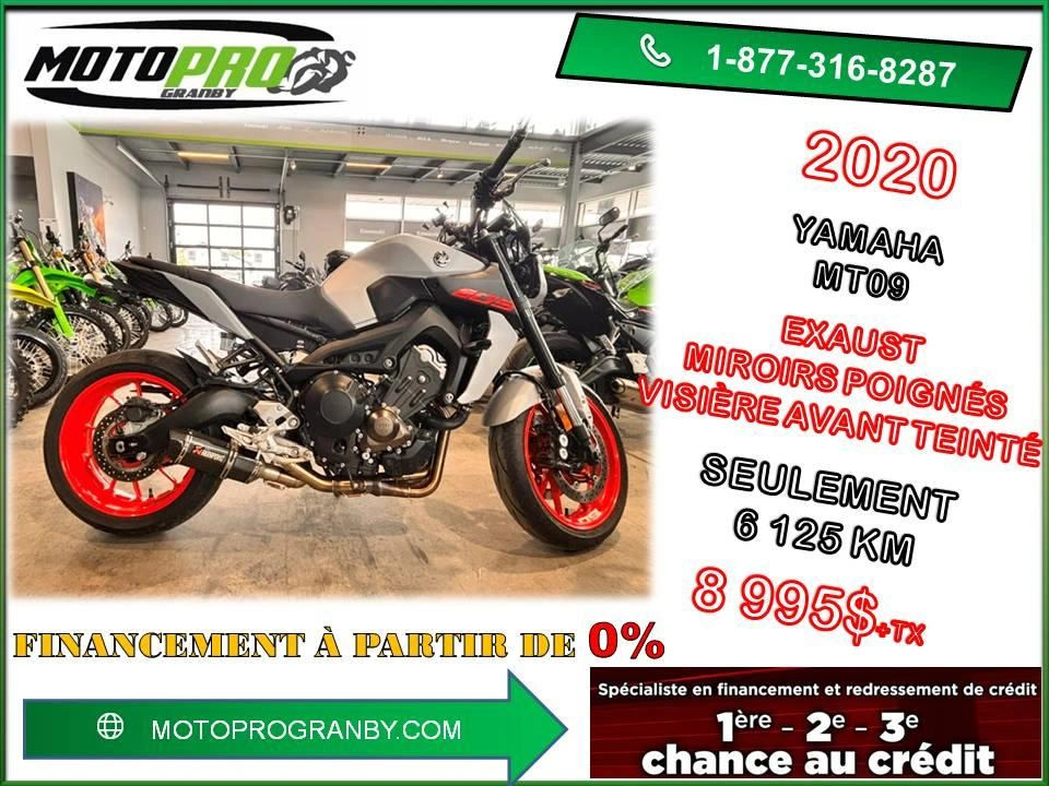 2020 Yamaha Mt09 Mt09 Mt 09 Mt-09 Z900 Bas Km alt