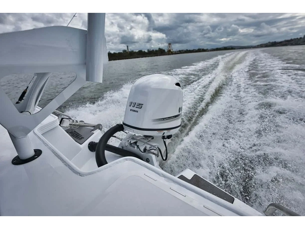 2025 Yamaha F115 White alt