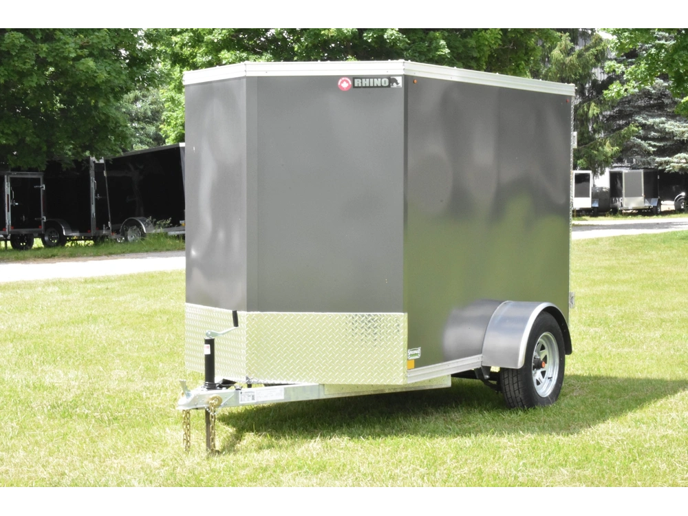 2026 Rhino Galvanized Enclosed 5' X 8' Sa Dd alt