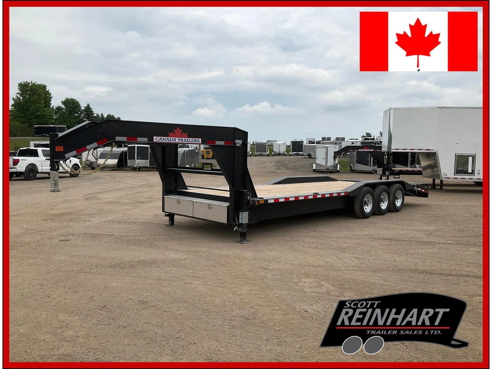 2026 Canada Trailers 102x26 10.5 Ton Gooseneck Equipment Trailer alt