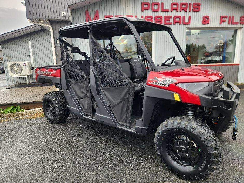 2025 Polaris Ranger Crew Xp 1000 Premium Rouge Coucher De Soleil alt