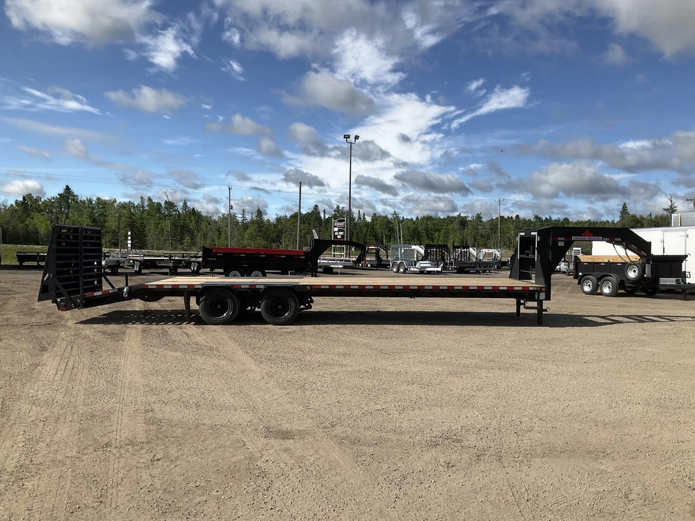 2026 Canada Trailers 8.5x32 15 Ton Deckover Gooseneck Equipment Trailer alt