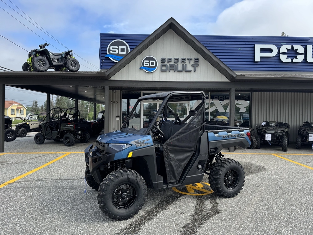 2025 Polaris Ranger Xp 1000 Premium - Blue Slate alt