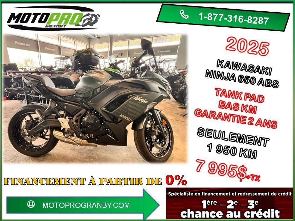 Kawasaki Ninja 650 Abs Ninja650 Ninja 650 Ex650 Ex 650 Garantie 2 Ans 2025 alt