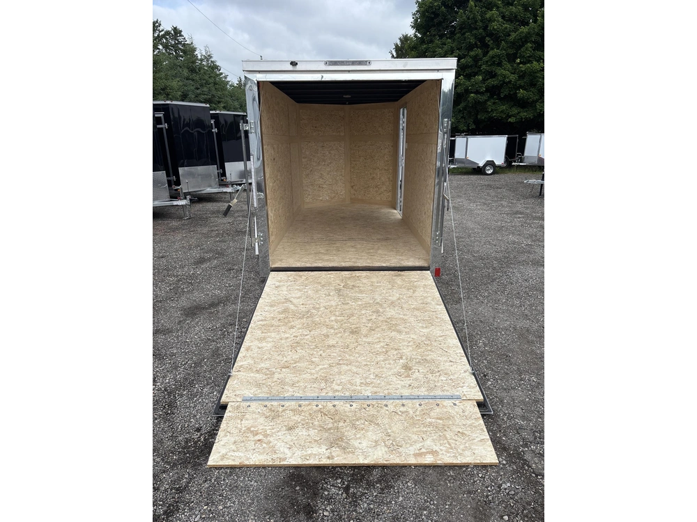 2026 Cross Painted Steel Enclosed (alpha) 6' X 12' Single Axle W/ Ramp alt