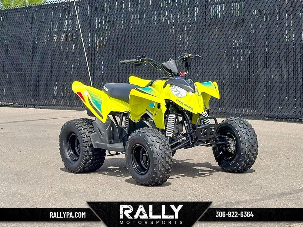 2026 Polaris Outlaw 110 - Lime Squeeze alt