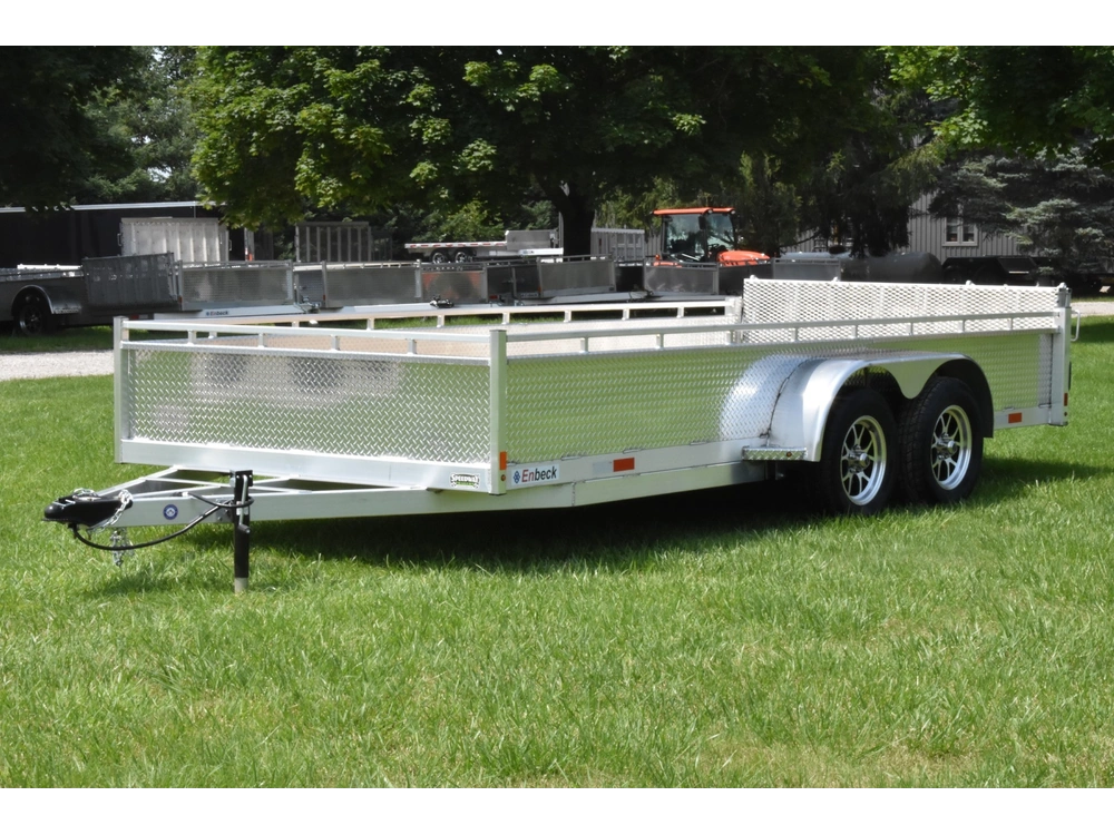 2026 Enbeck Aluminum Utility 7' X 16' Ta alt