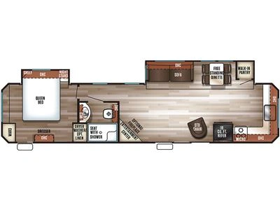 Forest River Cherokee Timberwolf 39fk 2017 alt