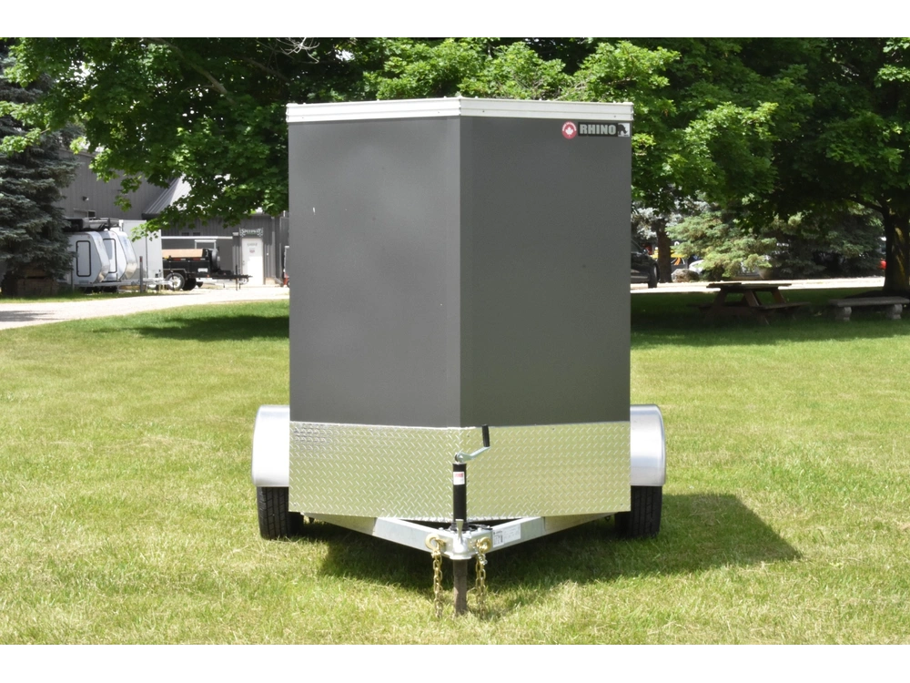 2026 Rhino Galvanized Enclosed 5' X 8' Sa Dd alt