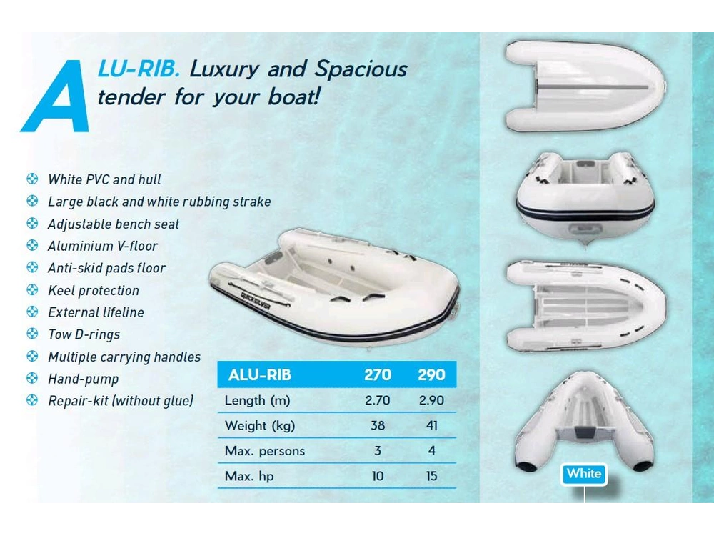 Quicksilver Inflatable 270 Aluminium Dingy 2026 alt