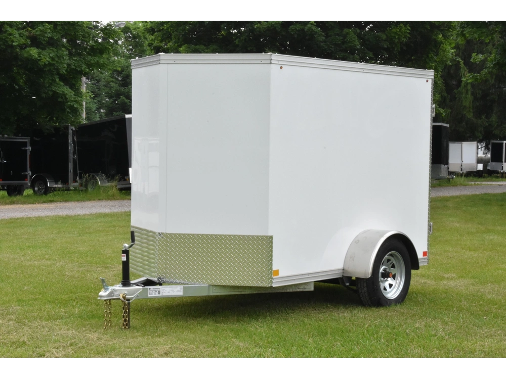 2026 Rhino Galvanized Enclosed 5' X 8' Sa Dd alt