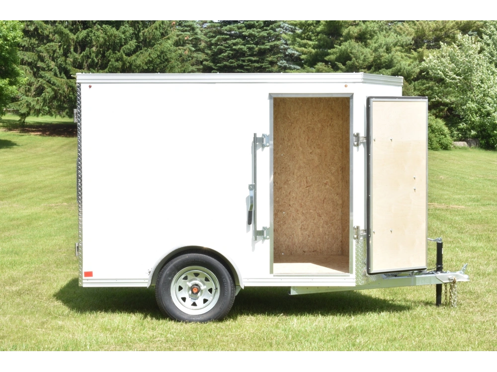 2026 Rhino Galvanized Enclosed 5' X 8' Sa Dd Side-door alt