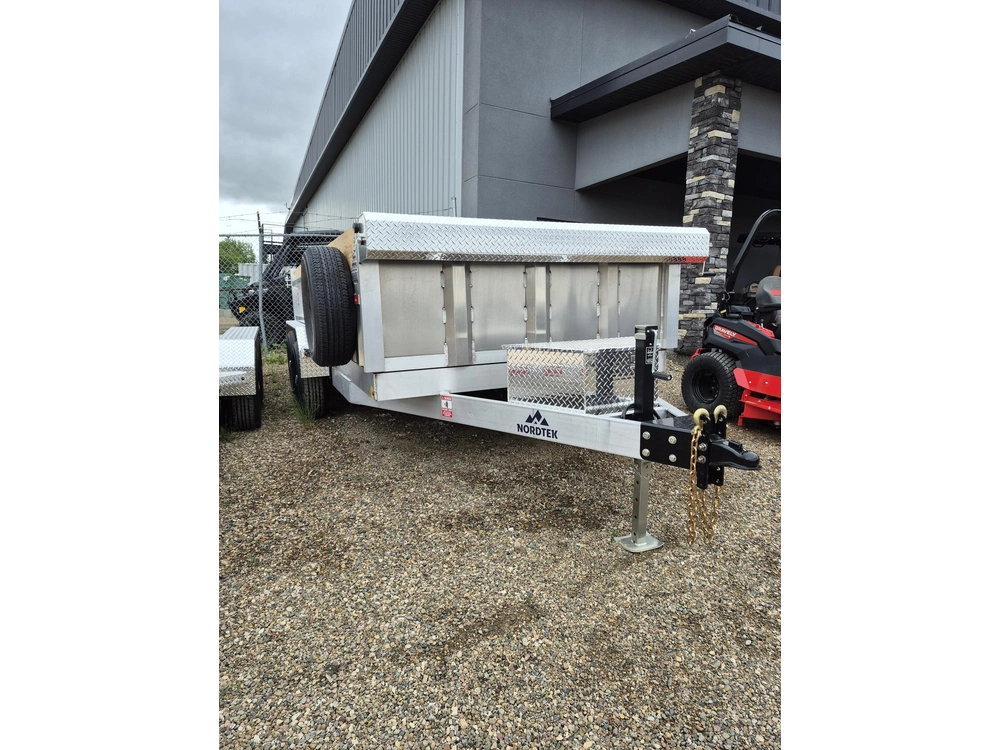 2026 Nordtek Dump Trailer - 82" X 14' - 10k Double Axle Ld, Spare Tire, Alum Rims alt