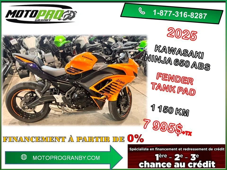 Kawasaki Ninja 650 Abs Ninja650 Ninja 650 Ex650 Ex 650 Bas Km 2025 alt