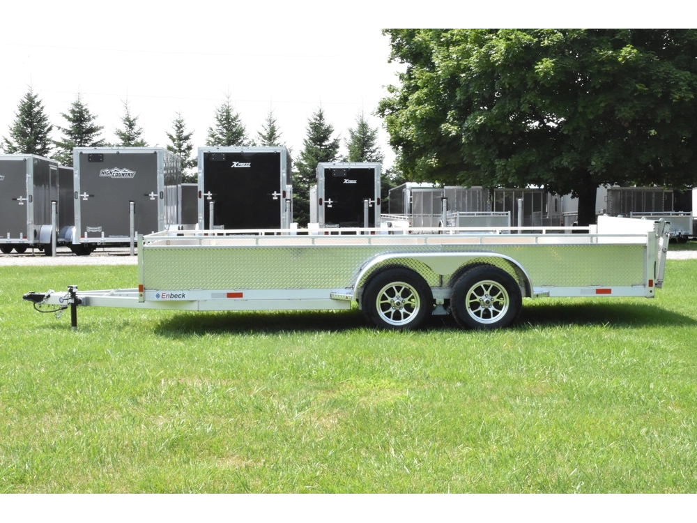 2026 Enbeck Aluminum Utility 7' X 16' Ta alt
