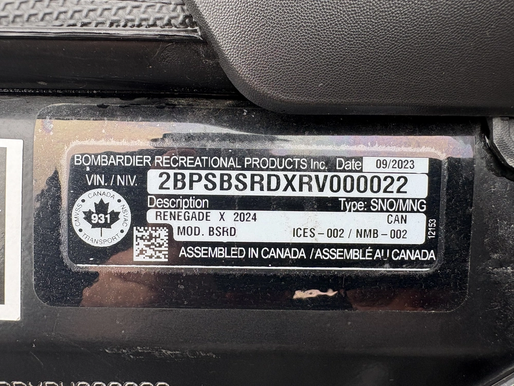2024 Ski-doo Renegade X 900 Ace Turbo R Ripsaw 1.25" E.s. alt