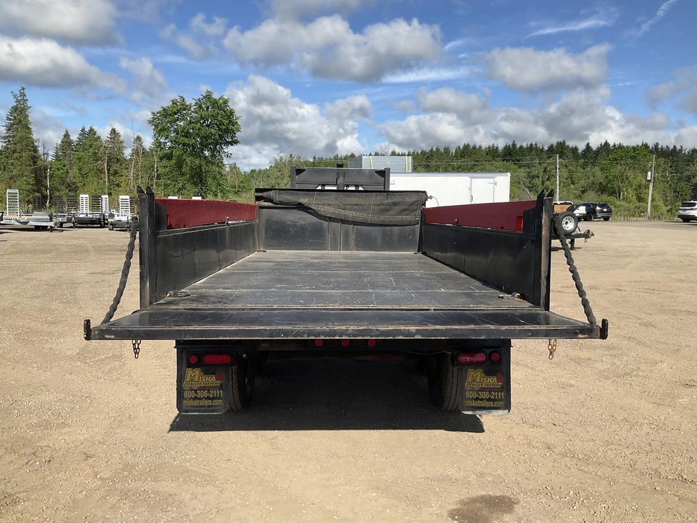 2020 Miska Trailers 7x14 Gooseneck Deckover Dump Trailer alt
