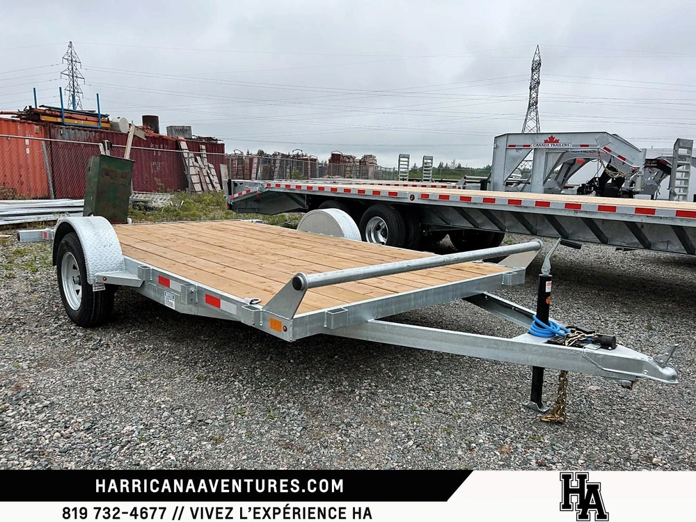 2026 Canada Trailers Remorque 7x12 Flat Deck alt
