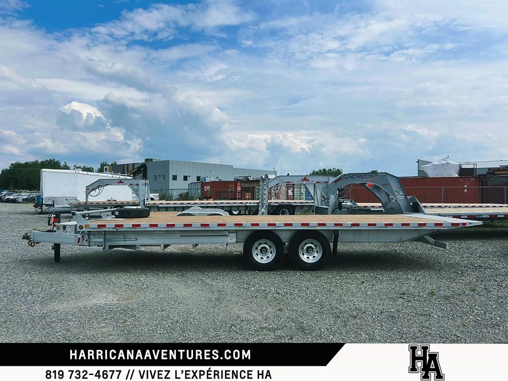 Canada Trailers Remorque Plateforme 8x24 Hydraulique 2026 alt