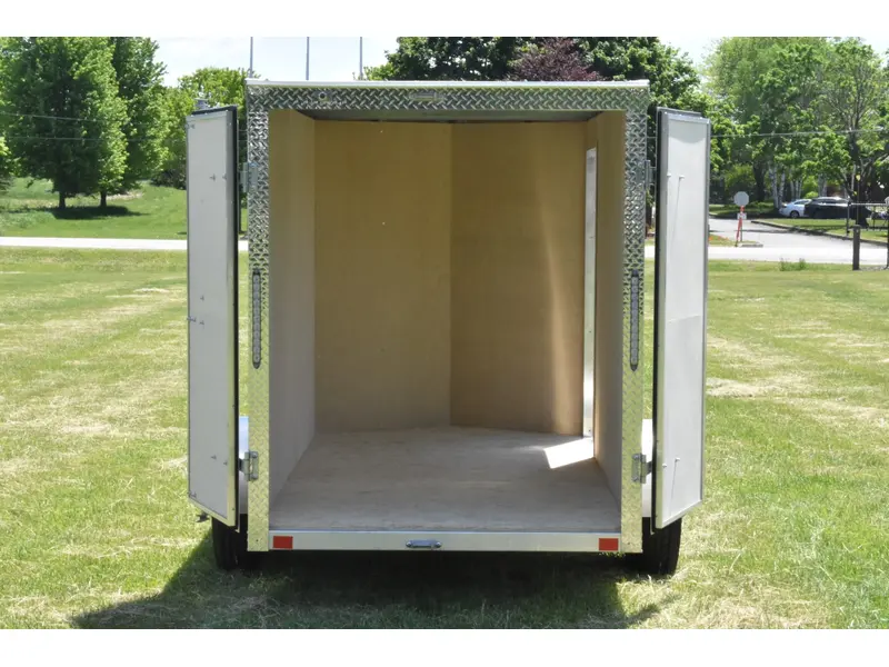 2026 Rhino Galvanized Enclosed 5' X 10' Sa Dd alt