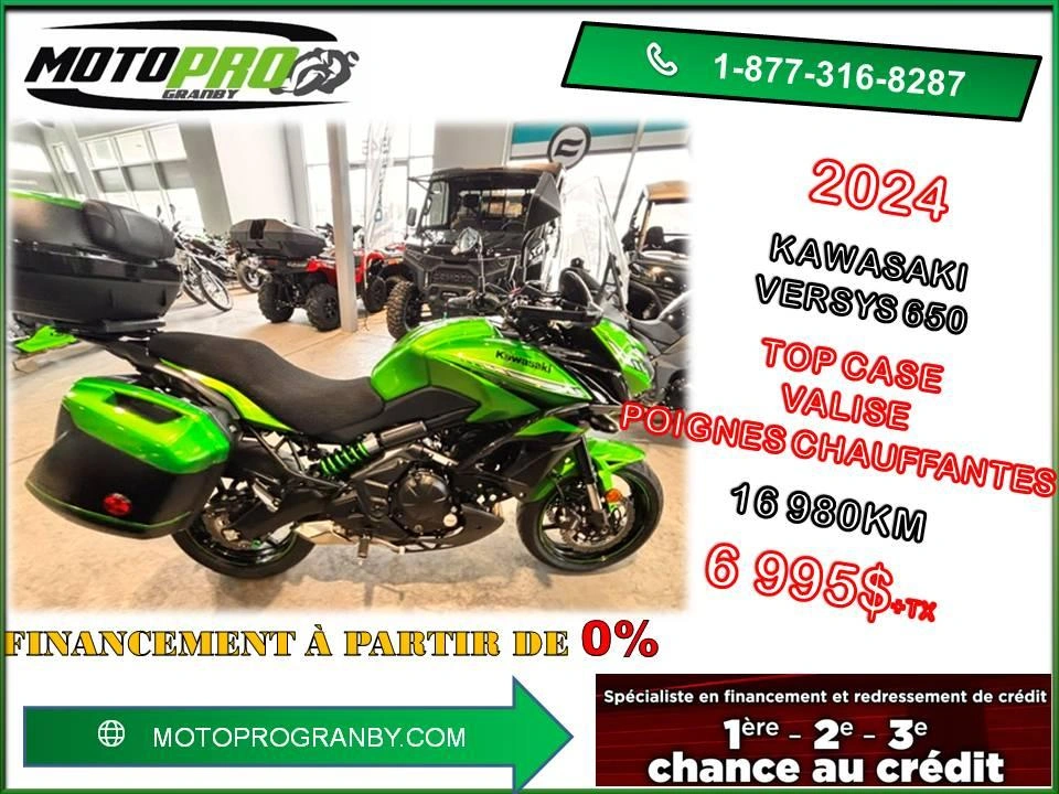 2022 Kawasaki Versys 650 Abs Lt Versys650 Versys 650 Top Case Bas Km alt