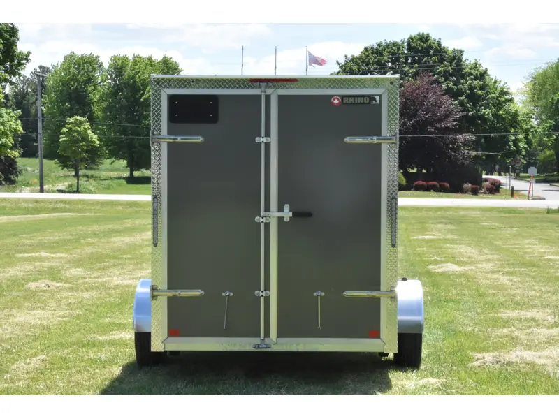 2026 Rhino Galvanized Enclosed 6' X 10' Sa Dd alt