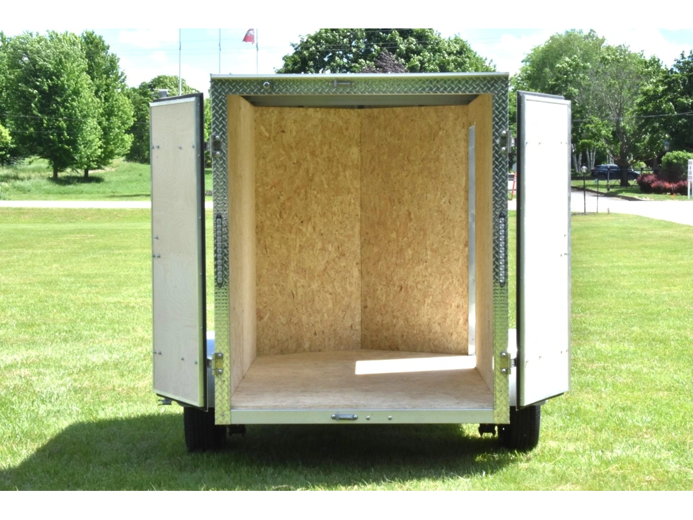 2026 Rhino Galvanized Enclosed 5' X 8' Sa Dd Side-door alt