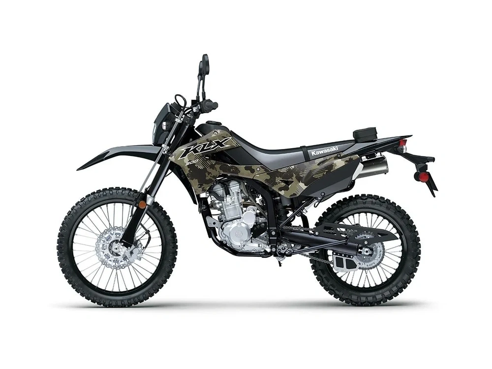 2026 Kawasaki Klx300 Cypher Camo Beige / Ebony alt