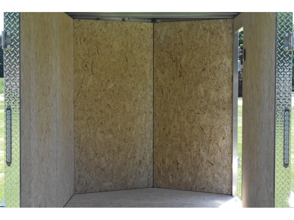 2026 Rhino Galvanized Enclosed 6' X 10' Single Axle W/ Double Doors alt