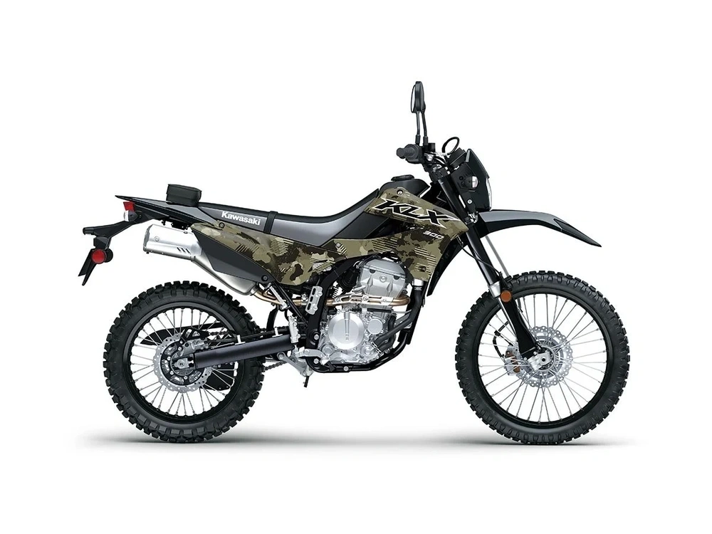 2026 Kawasaki Klx300 Cypher Camo Beige / Ebony alt